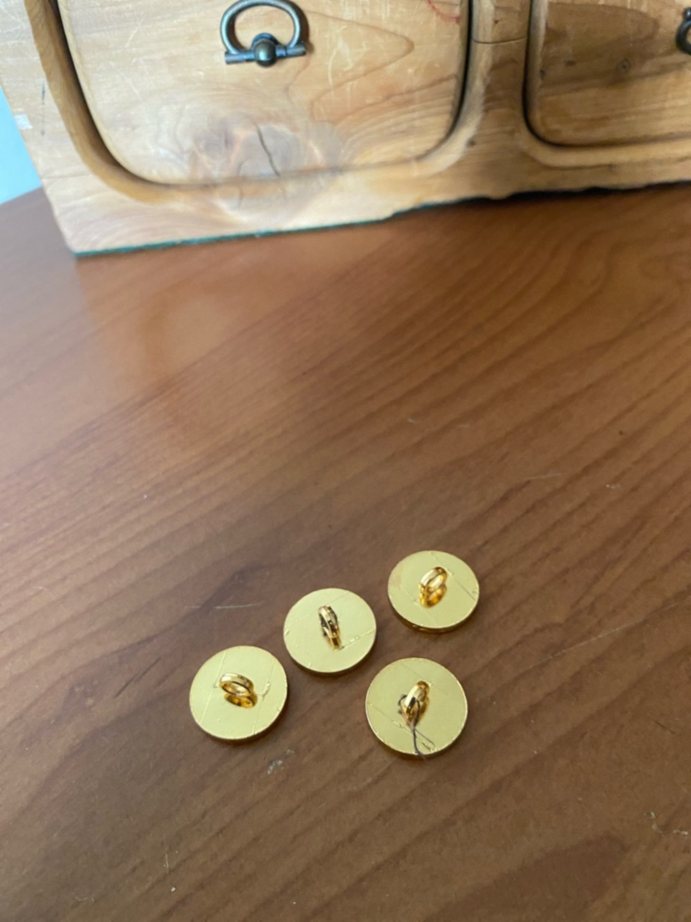 Tory Burch Logo Buttons - Picture 2 of 4